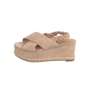 Joie platform suede espadrilles